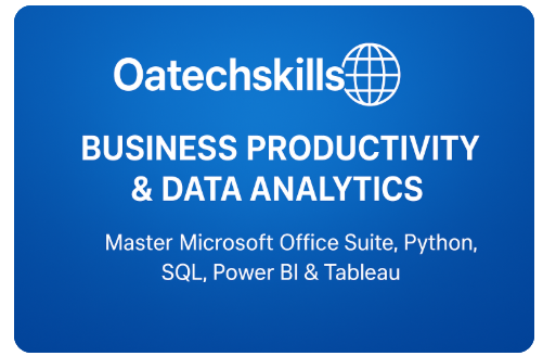 Business Productivity & Data Analytics Bootcamp